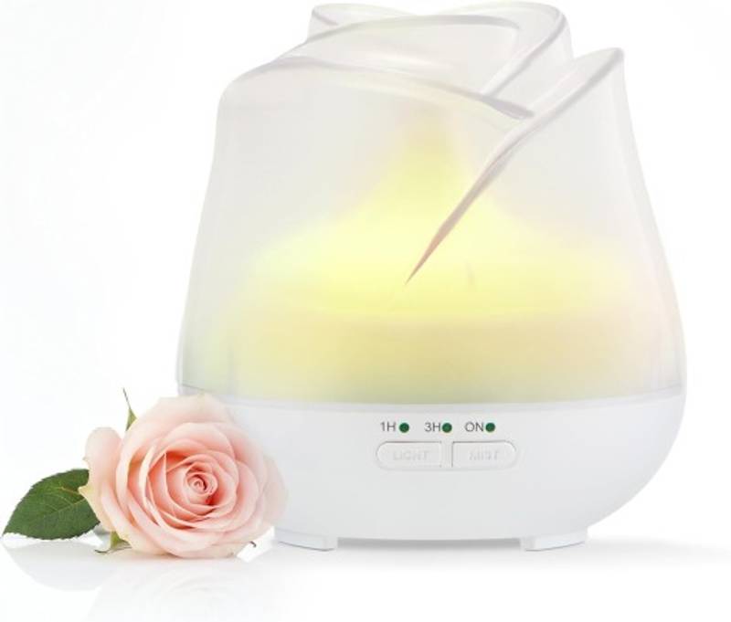 Zdjęcie: Earnest Living Różowy dyfuzor 150 ml LED USB