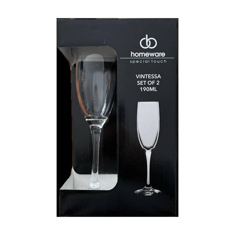 Zestaw kieliszków do szampana Homeware Vintessa – komplet 2 sztuk