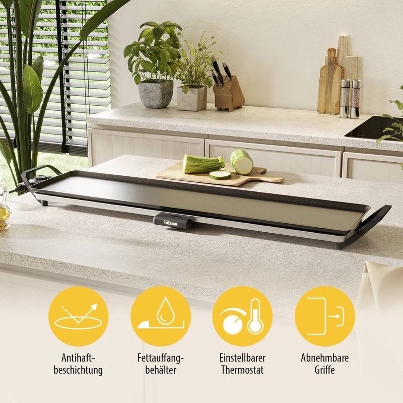 Zdjęcie: Elektryczny grill / płyta Teppanyaki Eisenbach Professional 100 x 22 c
